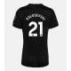 Tottenham Hotspur Dejan Kulusevski #21 Replike Gostujuci Dres za Ženska 2025-26 Kratak Rukav